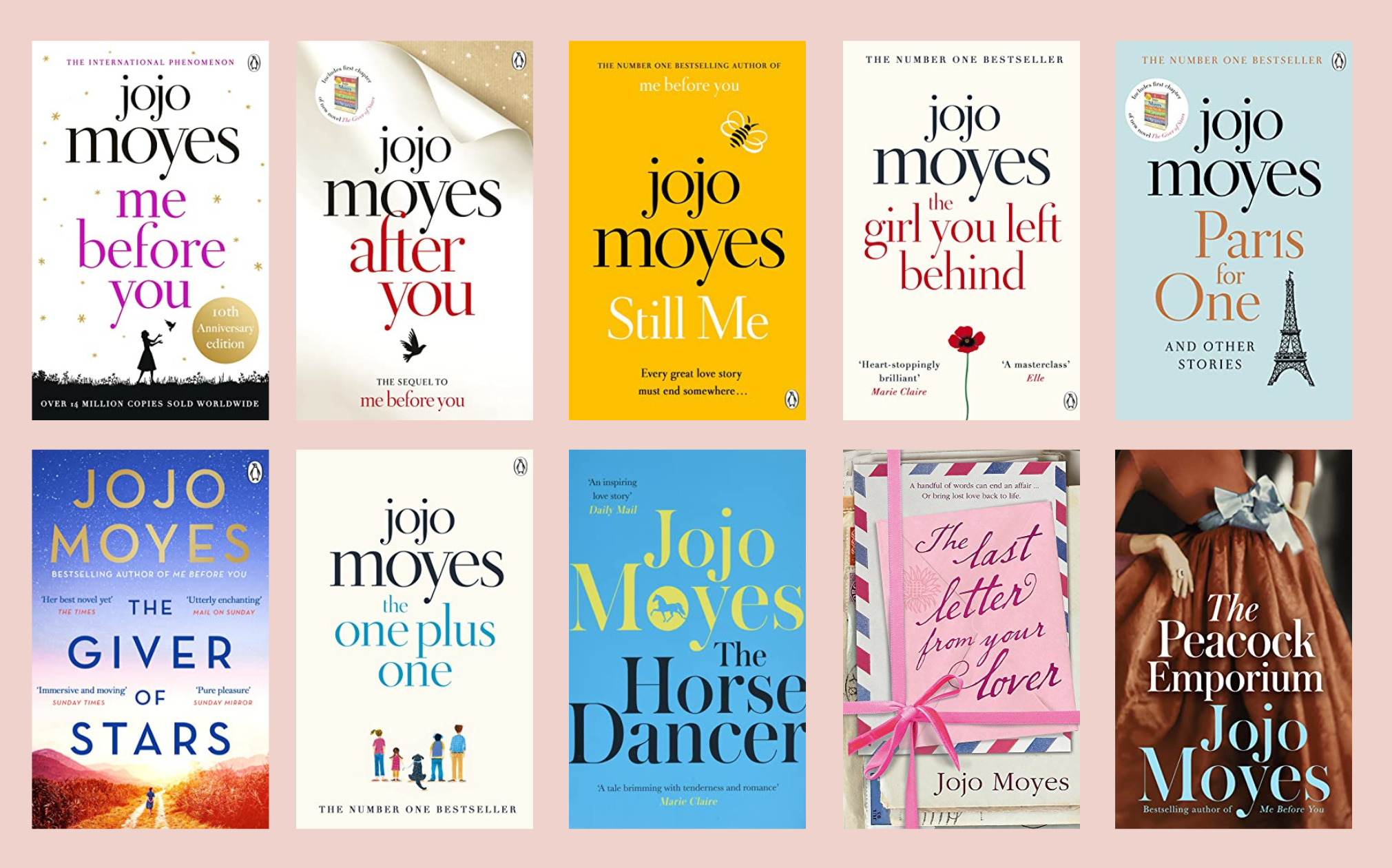 Jojo Moyes Books in Order