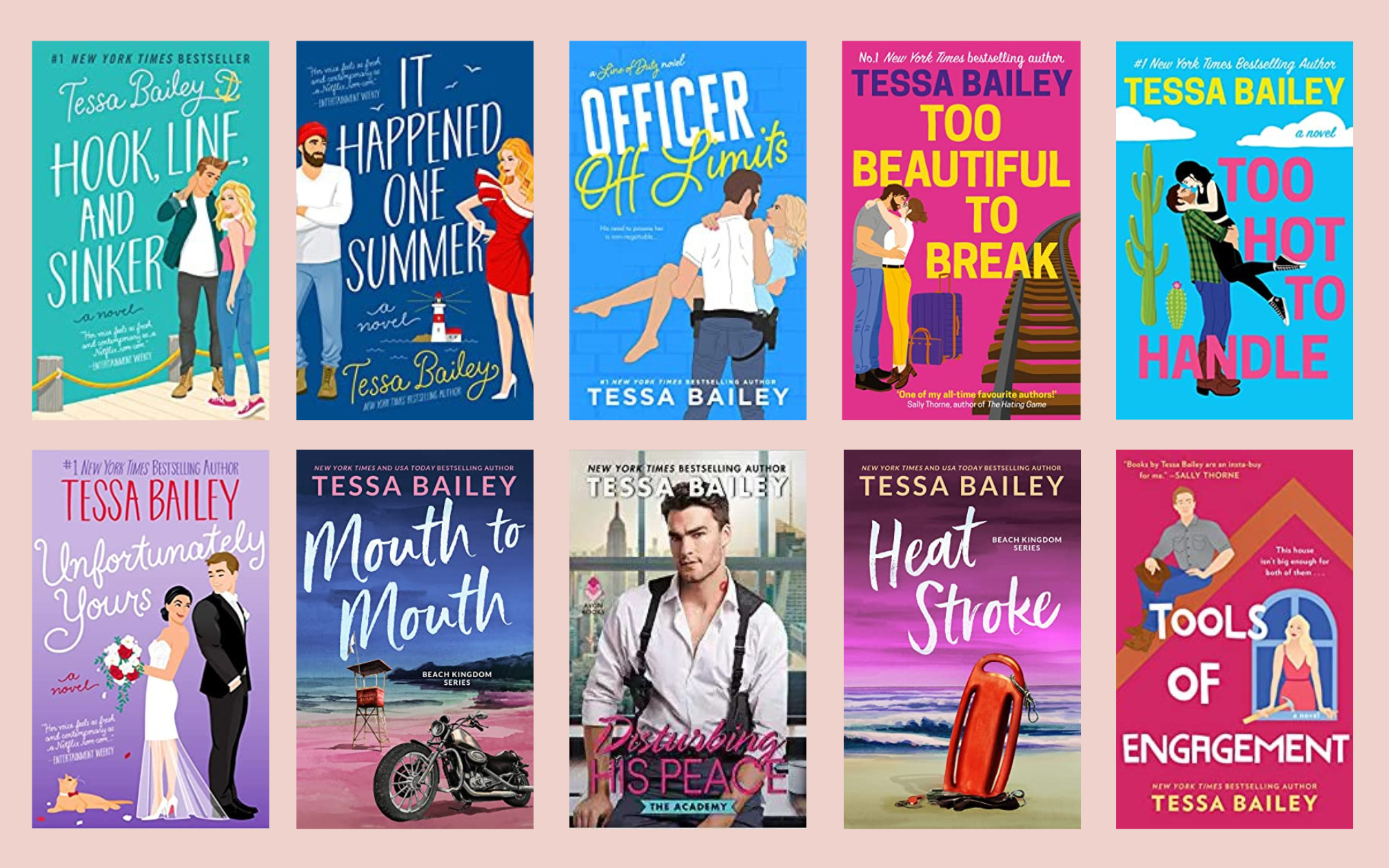 What was Tessa Bailey’s debut novel?
